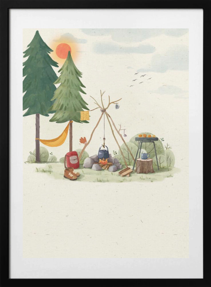 Healing In the Forest - Art Print by Xuan Thai