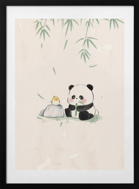 Adorable Little Panda - Art Print by Xuan Thai