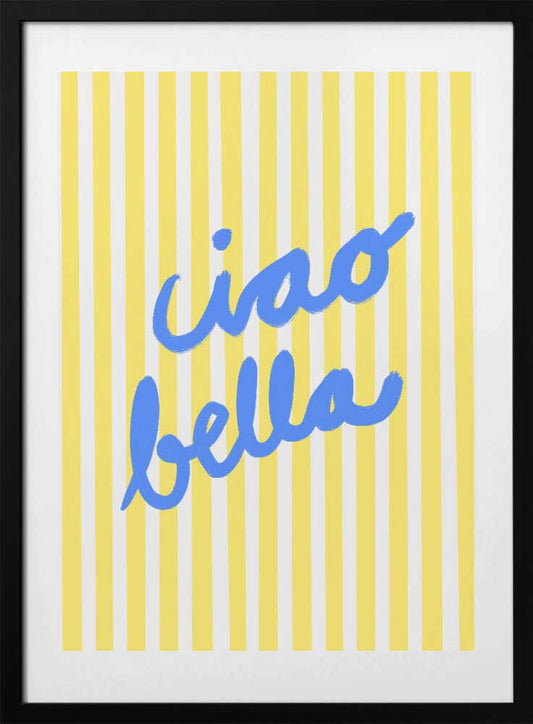 Bright Greeting Stripes - Art Print by Athene Fritsch