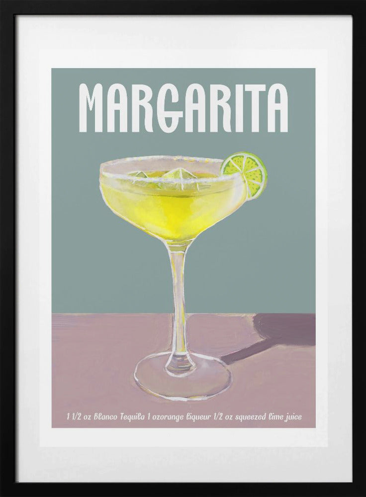 Margarita Cocktail Bliss - Art Print by Emanuela Carratoni