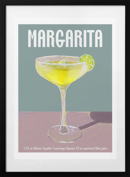 Margarita Cocktail Bliss - Art Print by Emanuela Carratoni