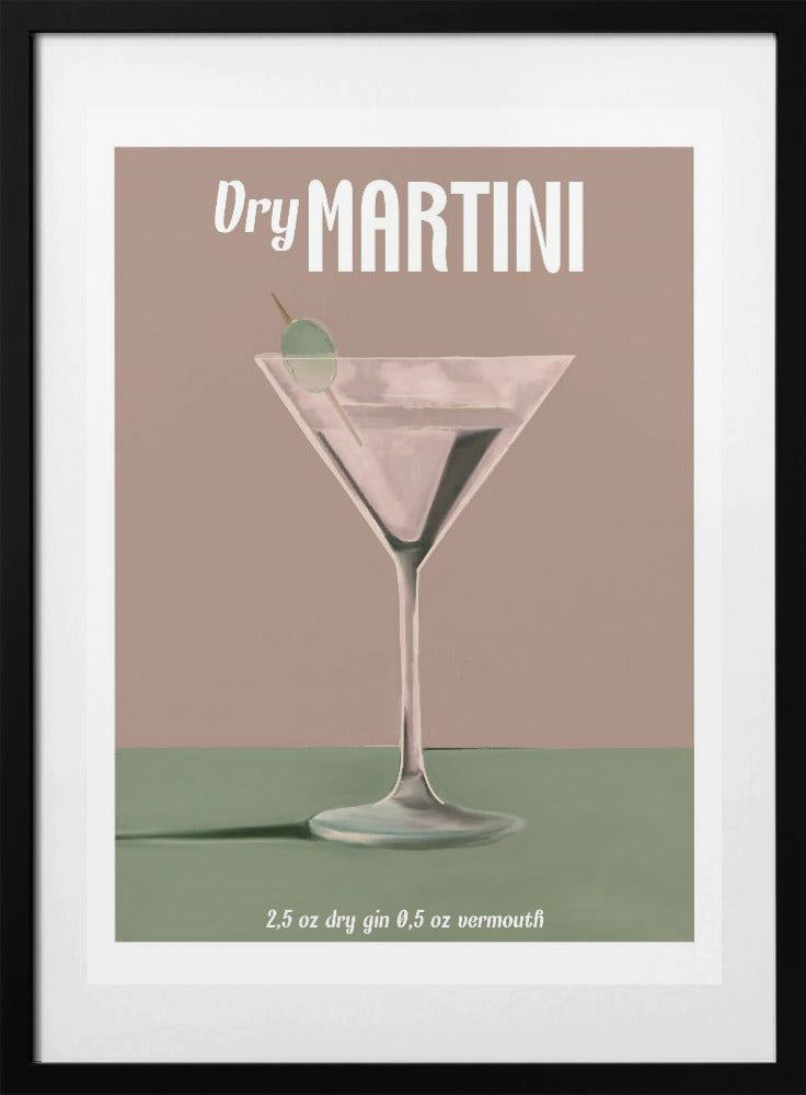 Classic Martini Charm - Art Print by Emanuela Carratoni
