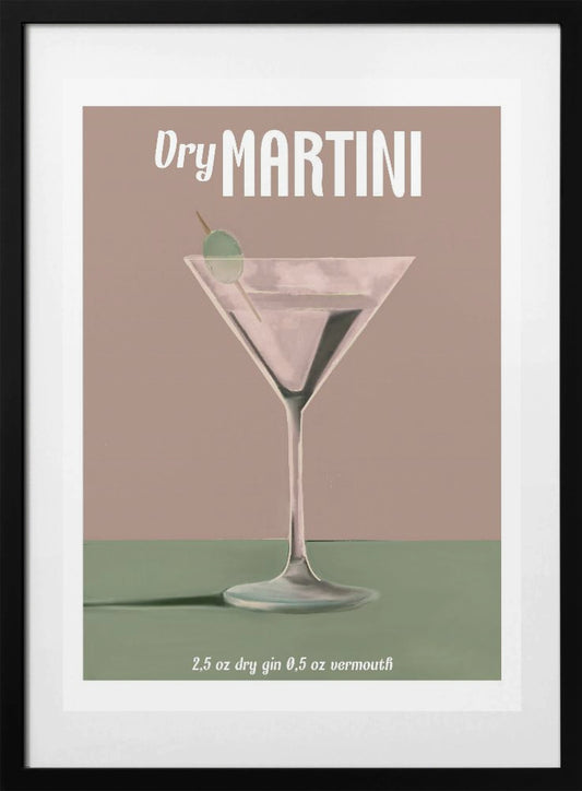 Classic Martini Charm - Art Print by Emanuela Carratoni