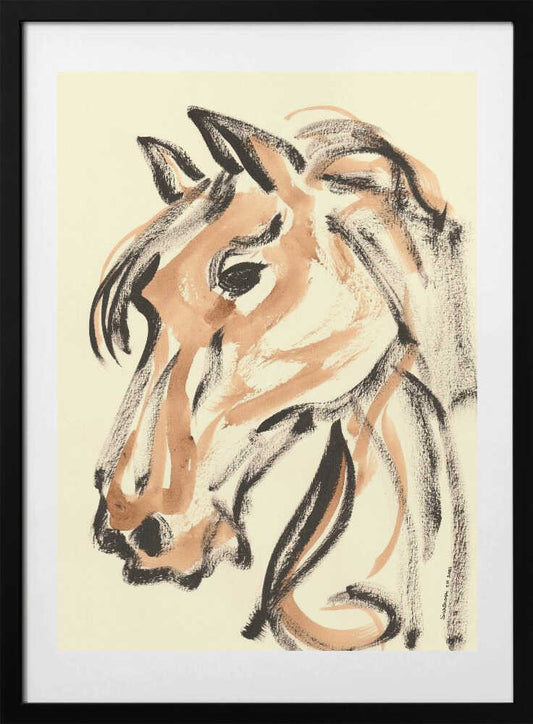 Majestic Equine Essence - Art Print by Santhosh ch