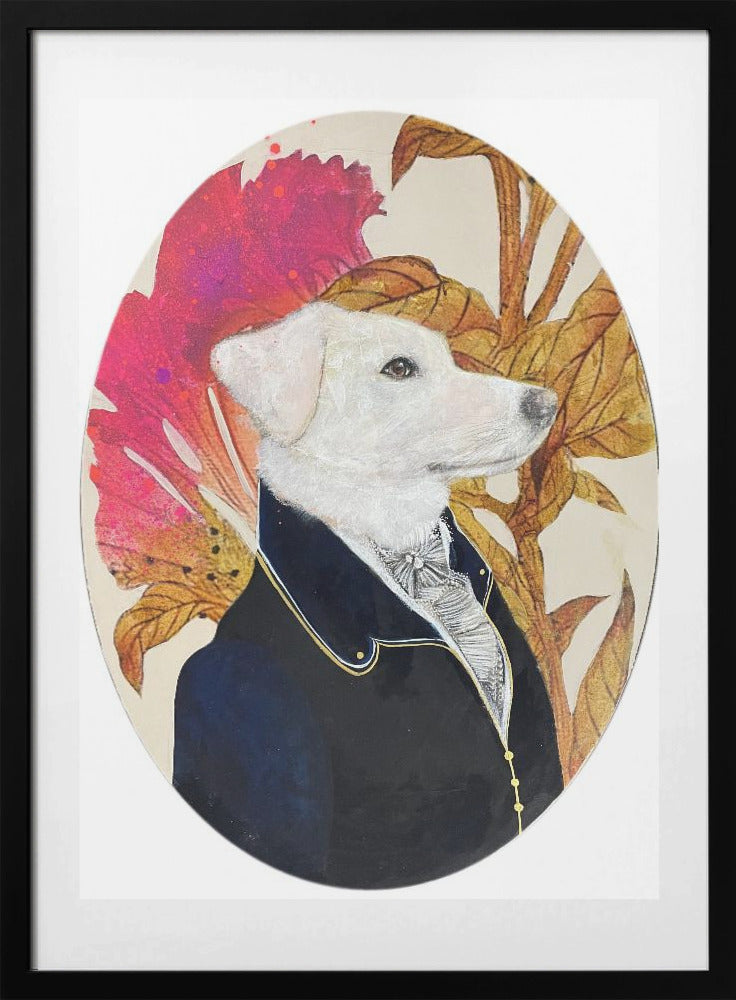 Regal Canine Portrait - Art Print by Karenina Fabrizzi