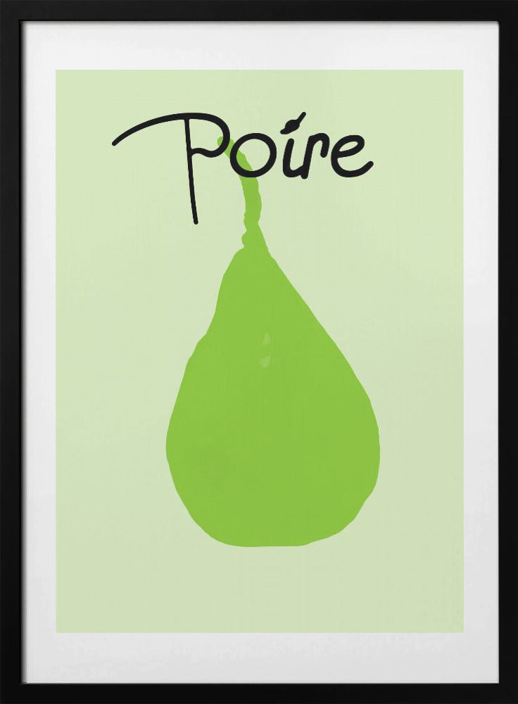 Green Pear Delight - Art Print by casa cartissi