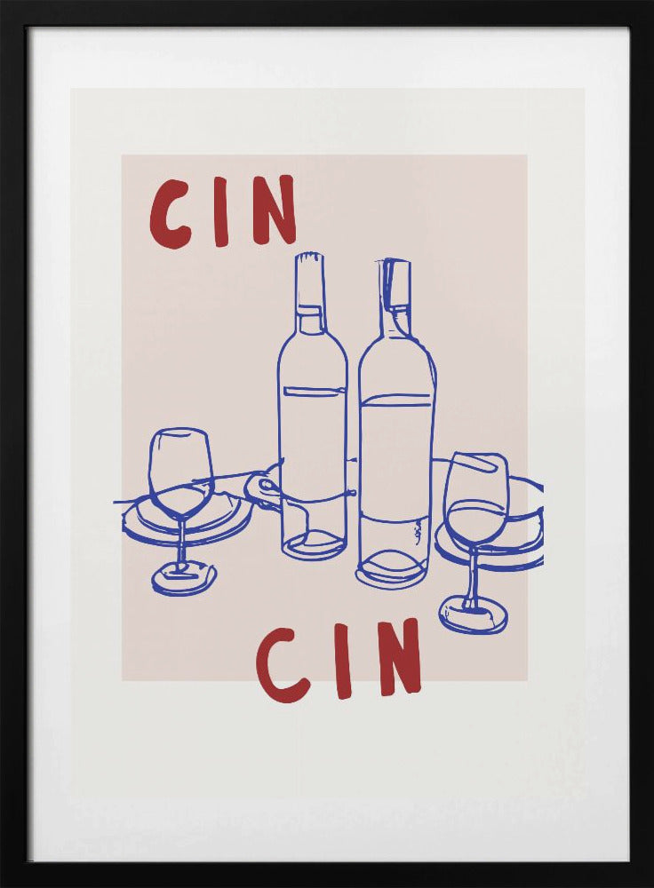 Wine Celebration - Art Print by Treechild
