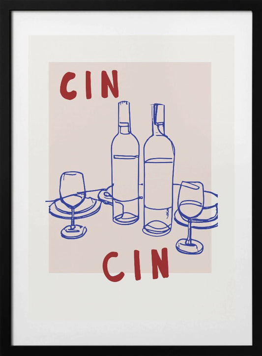 Wine Celebration - Art Print by Treechild