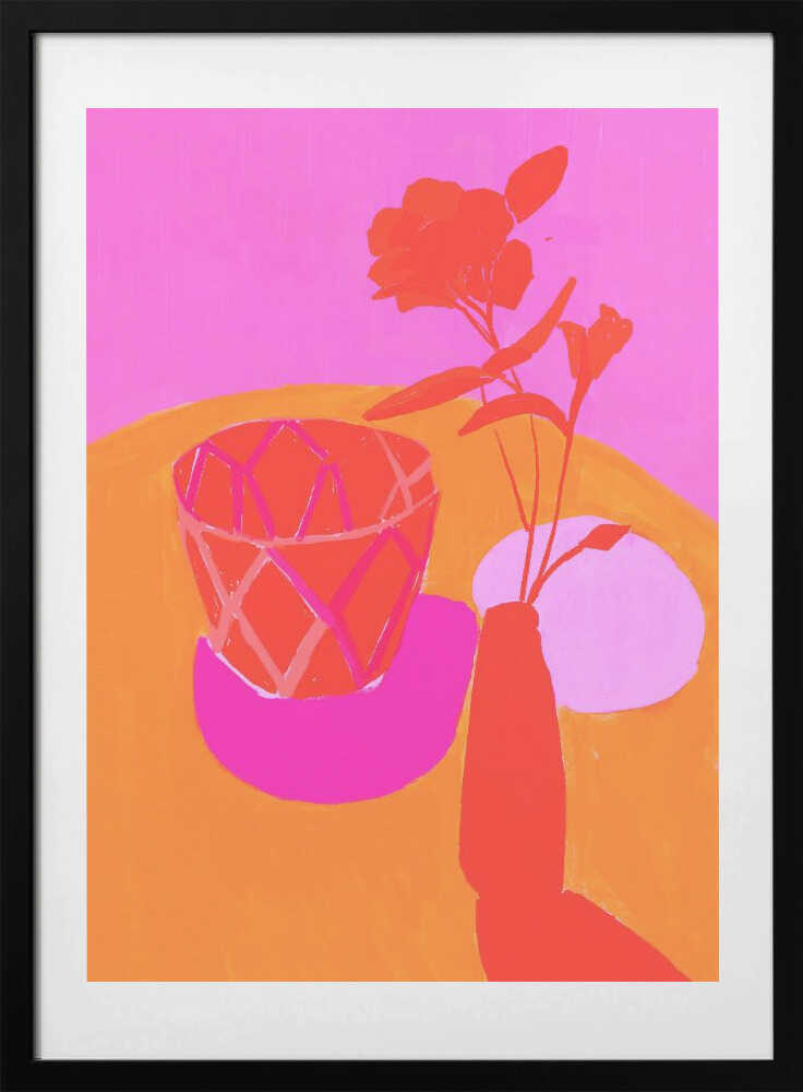 Vibrant Still Life - Art Print by Beate Tubach