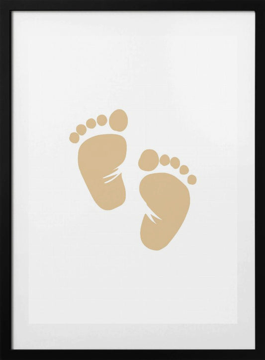 Tiny Footprints - Art Print by Saskia Michele