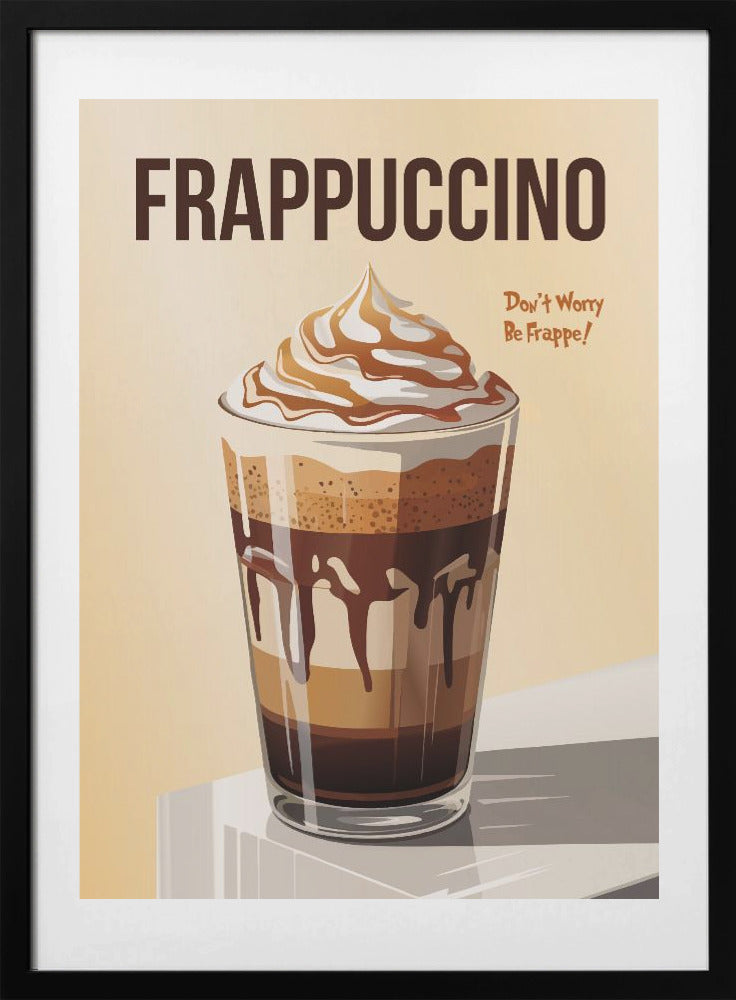 Frappuccino with Whipped Cream - Art Print by Andreas Magnusson