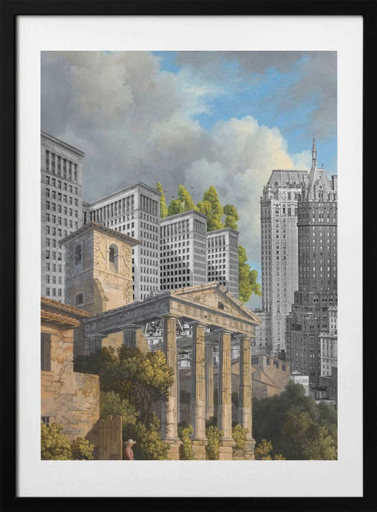 The Temple of Hercules - Art Print by Marja van den Hurk
