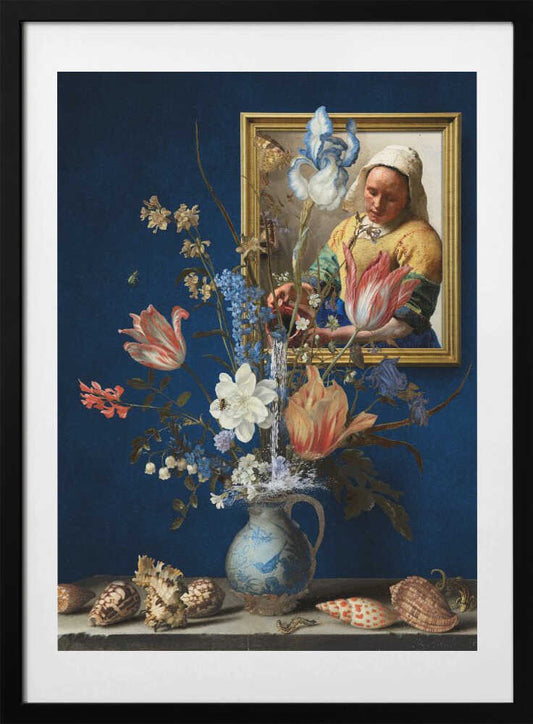 Balthasar & Vermeer -  Art Combined - Art Print by Marja van den Hurk