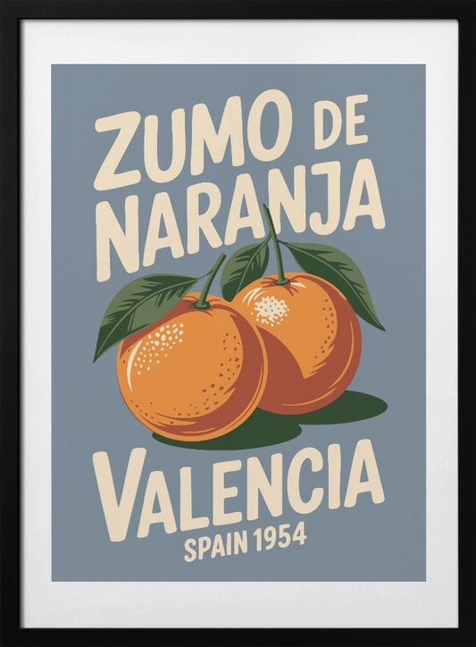 Valencia Oranges - Art Print by Andreas Magnusson