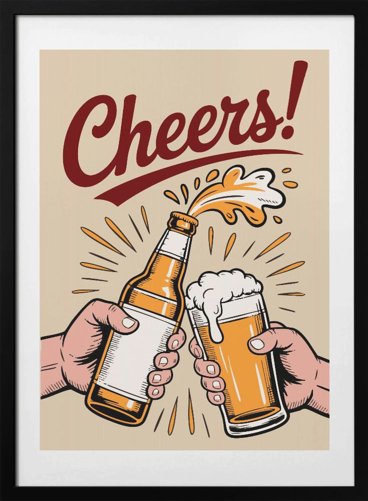 Toasting Together - Art Print by Andreas Magnusson