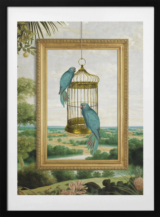 The Golden View - Art Print by Marja van den Hurk