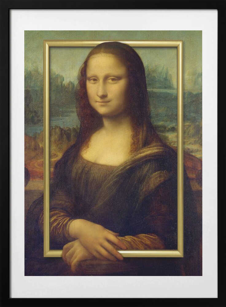 Mona, Reframed - Art Print by Marja van den Hurk
