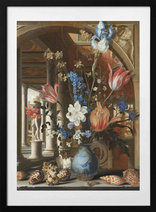 A Still Life With Perspective Dutch Masters Combined - Art Print by Marja van den Hurk