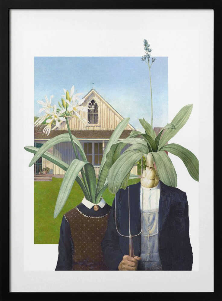 American Botanics - Art Print by Marja van den Hurk