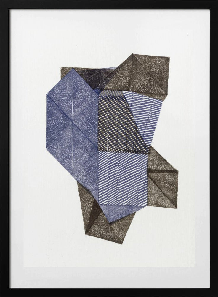 Polygonal shape XV. - Art Print by Paulina Vårregn