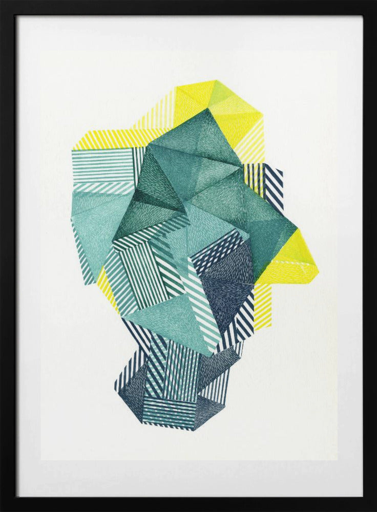 Polygonal Shape V. - Art Print by Paulina Vårregn