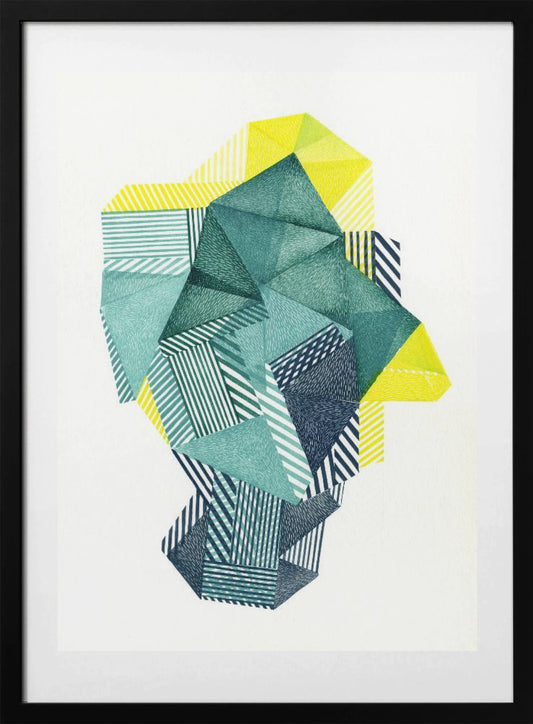 Polygonal Shape V. - Art Print by Paulina Vårregn