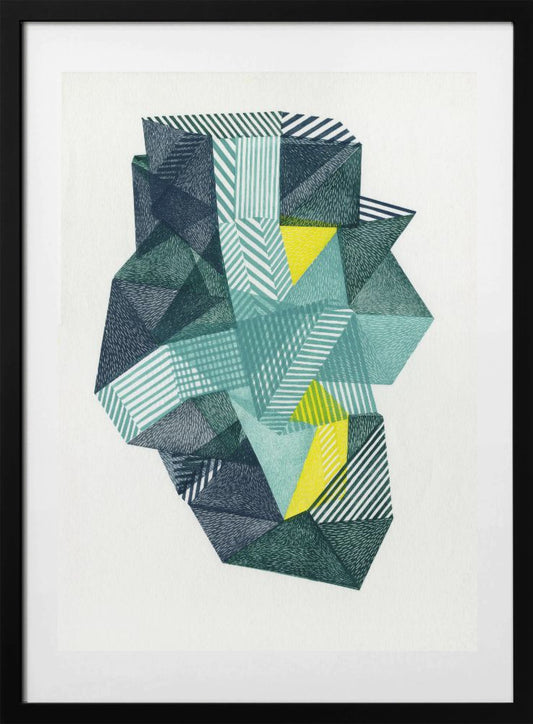 Polygonal shape IV. - Art Print by Paulina Vårregn