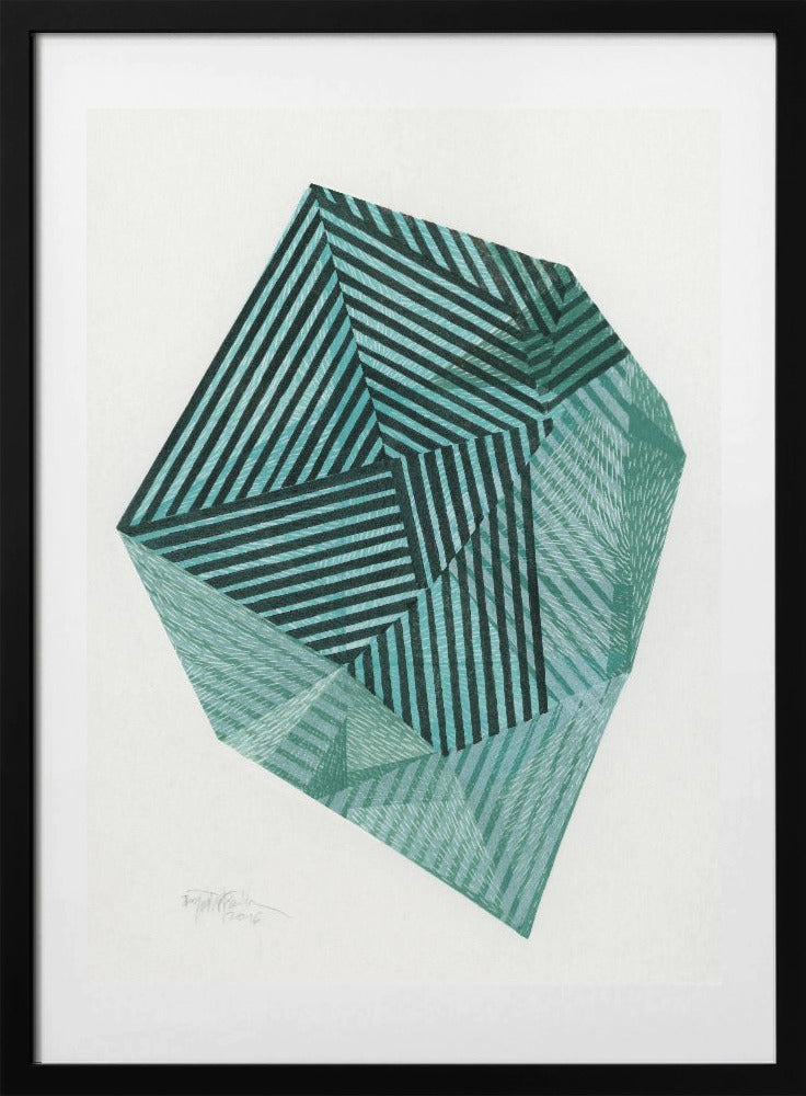 Striped Stone I. - Art Print by Paulina Vårregn