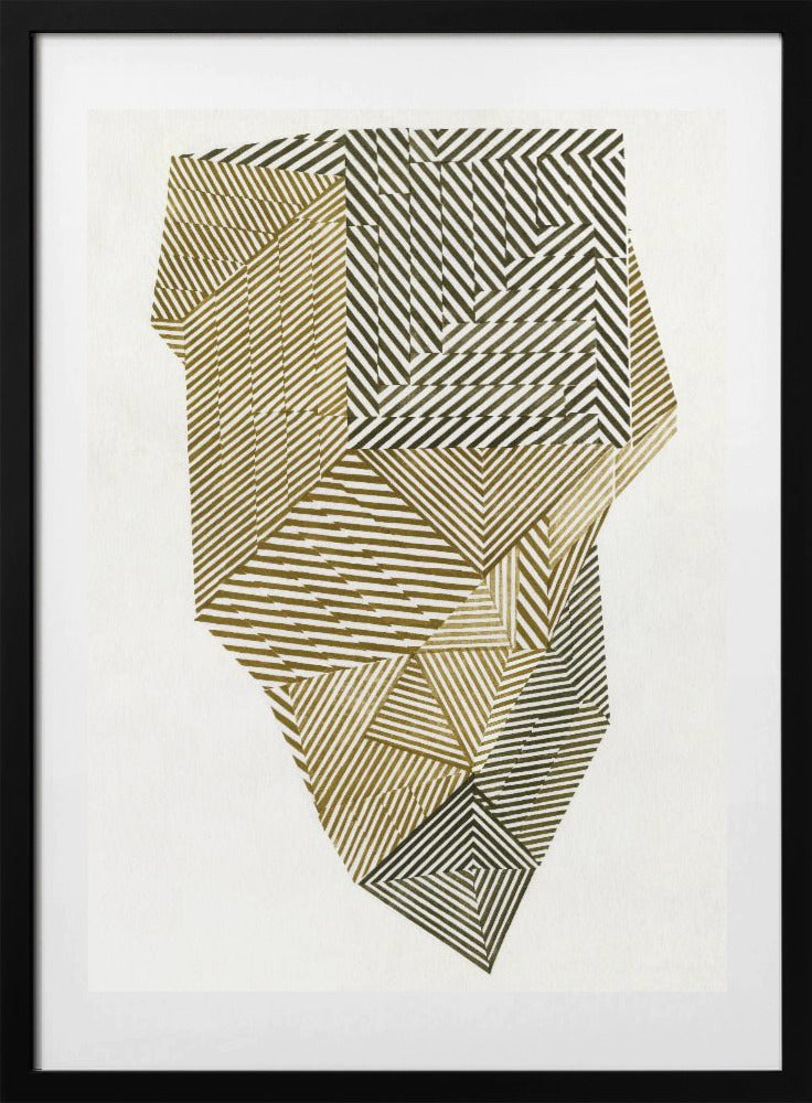 Polygonal shape II. - Art Print by Paulina Vårregn