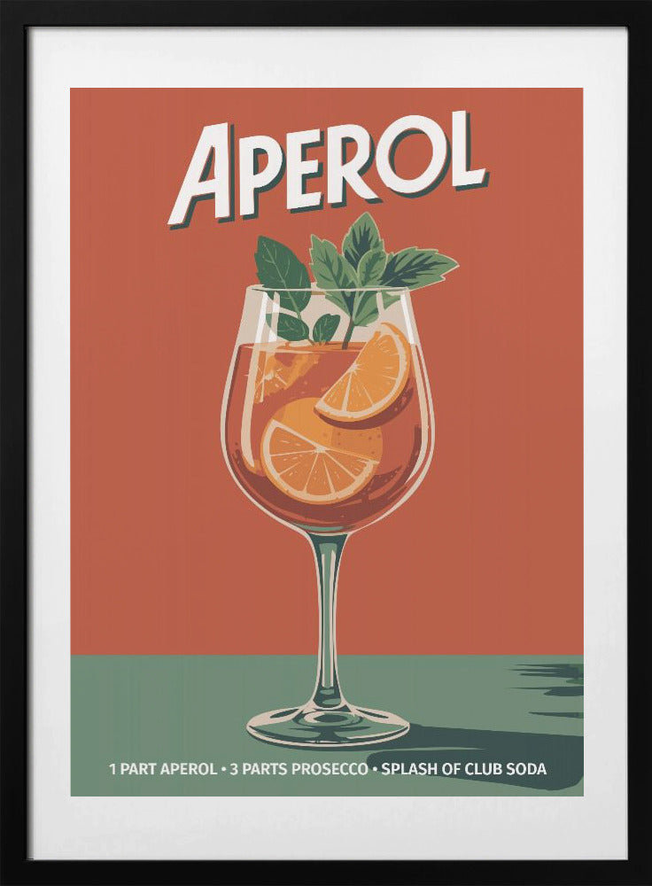 Aperol Vintage No 2 - Art Print by Andreas Magnusson