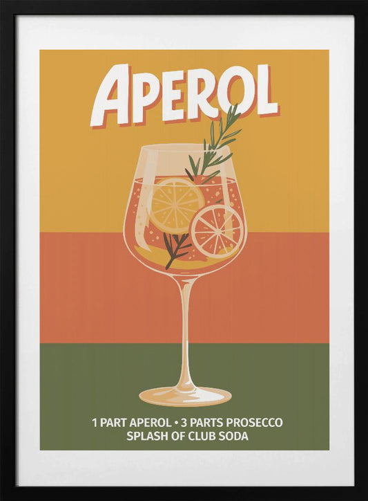 Aperol Vintage No 1 - Art Print by Andreas Magnusson