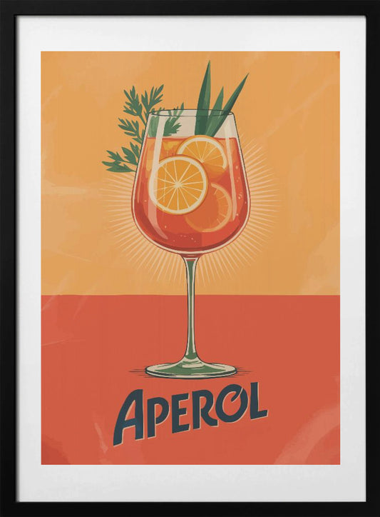Aperol Vintage No 3 - Art Print by Andreas Magnusson