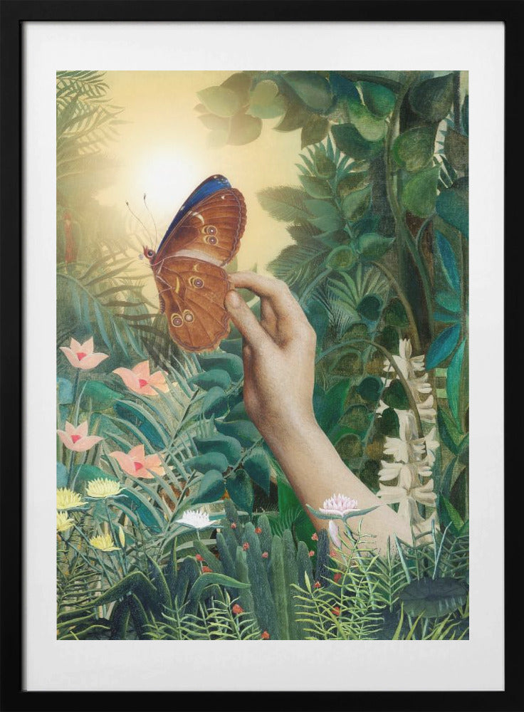Butterfly Sunrise - Art Print by Marja van den Hurk