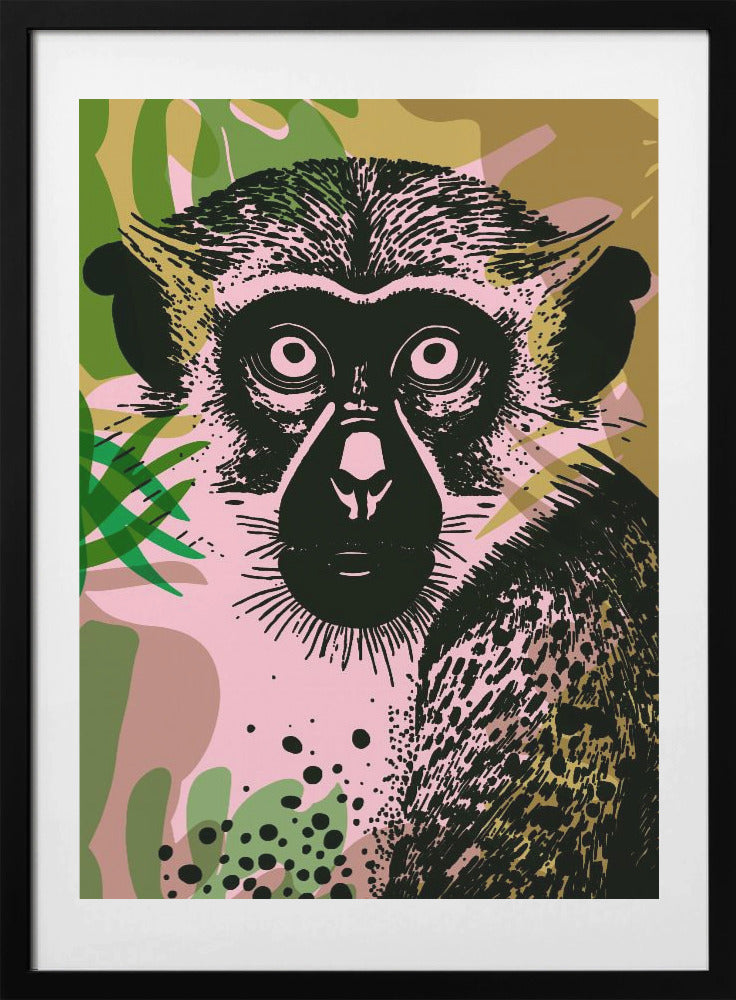 Spider Monkey Swing - Art Print by casa cartissi