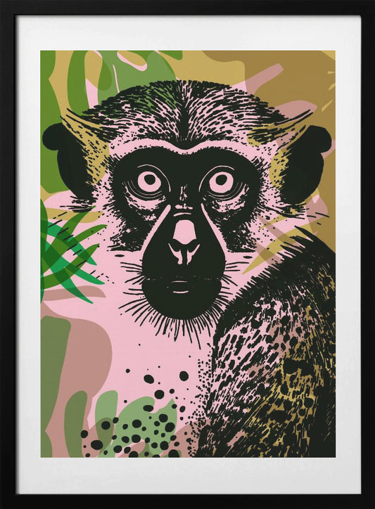 Spider Monkey Swing - Art Print by casa cartissi