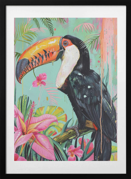 Toucan Delight - Art Print by Lola Peacock