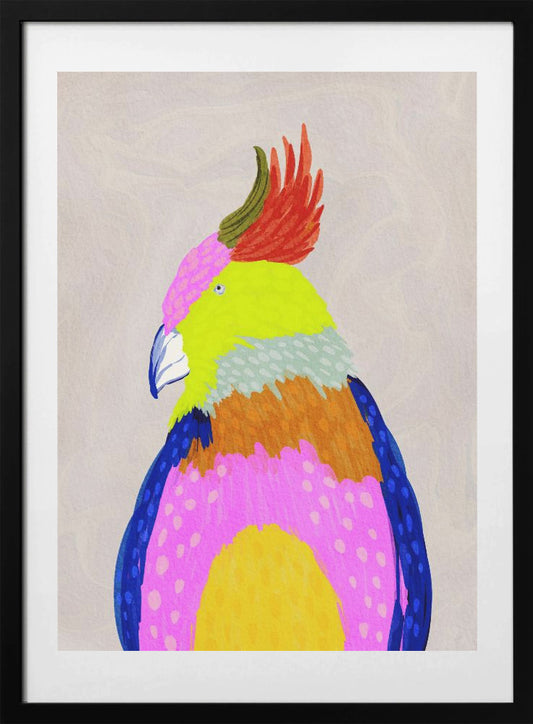 Colorful Macaw - Art Print by Nikita Jariwala