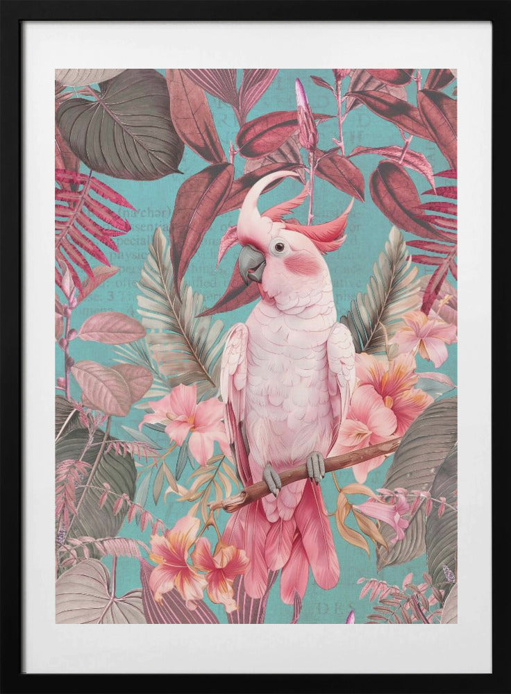 Cockatoo Garden II - Art Print by Andrea Haase