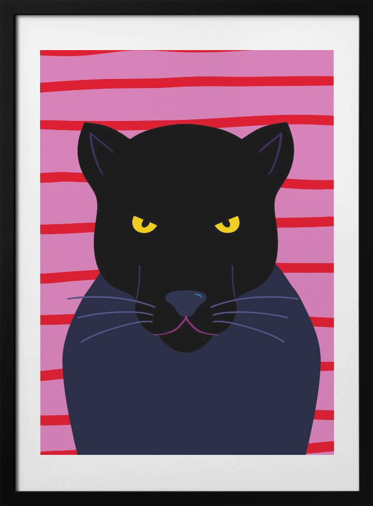 Black Panter - Art Print by Yvonne Gustafsson