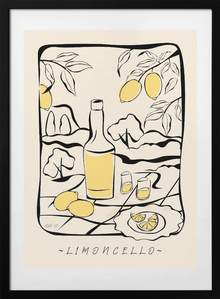 Zesty Evening Delight - Art Print by Ralu S