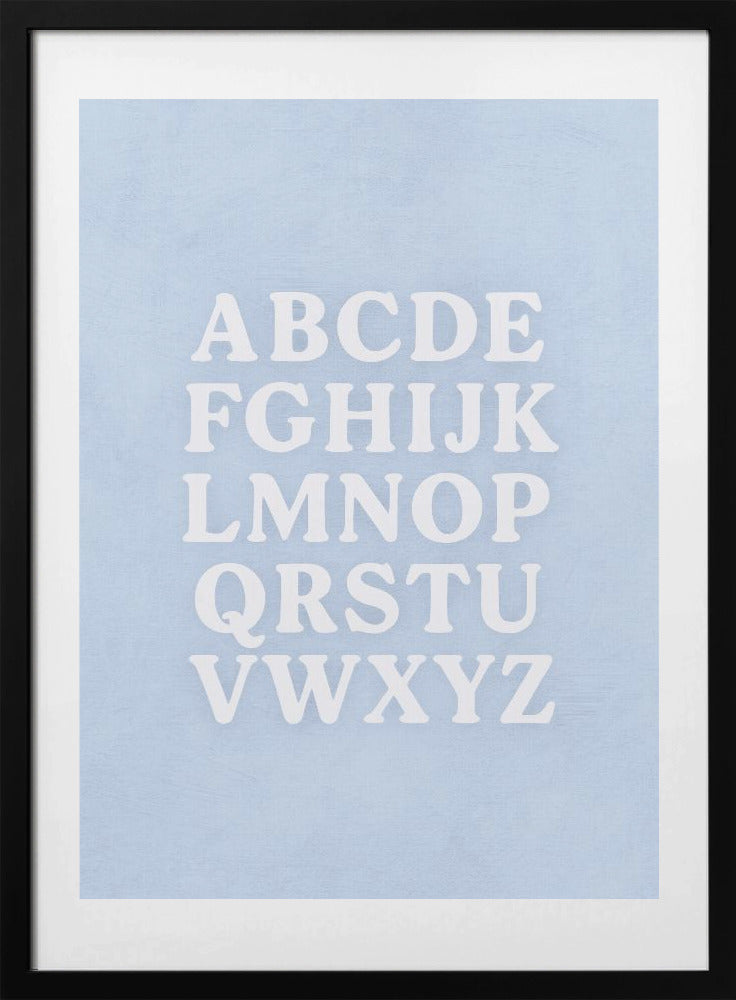 Classic Alphabet Display - Art Print by Treechild