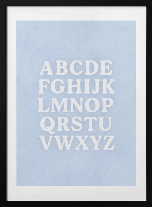 Classic Alphabet Display - Art Print by Treechild