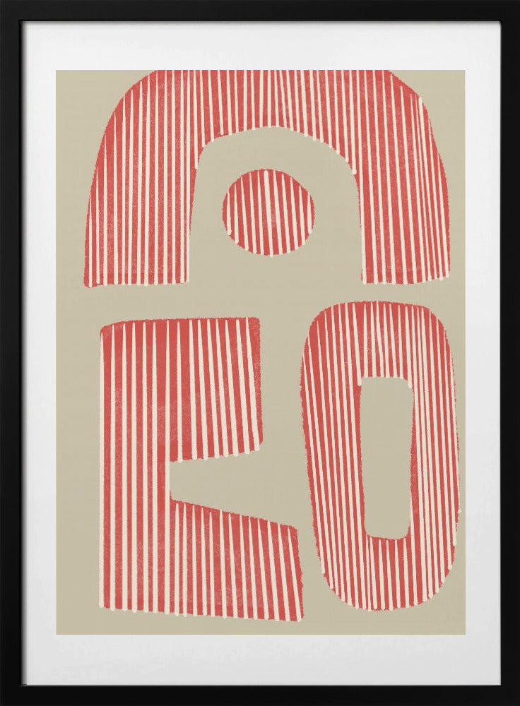 GEO Balance Object - Art Print by THE MIUUS STUDIO