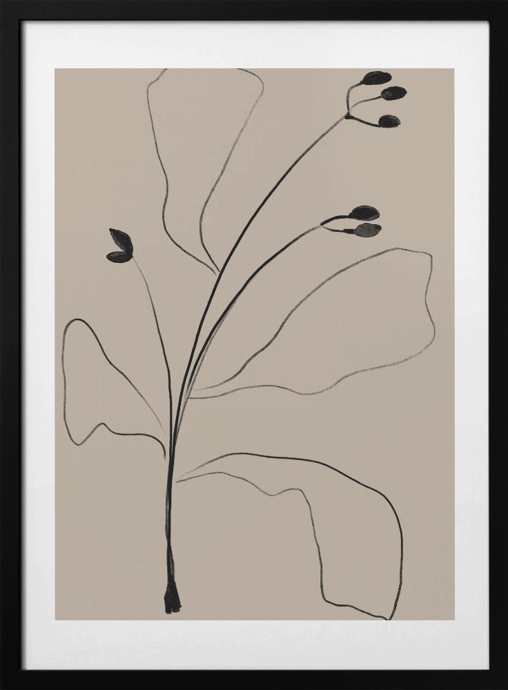 Simply Line Plant - Art Print by THE MIUUS STUDIO