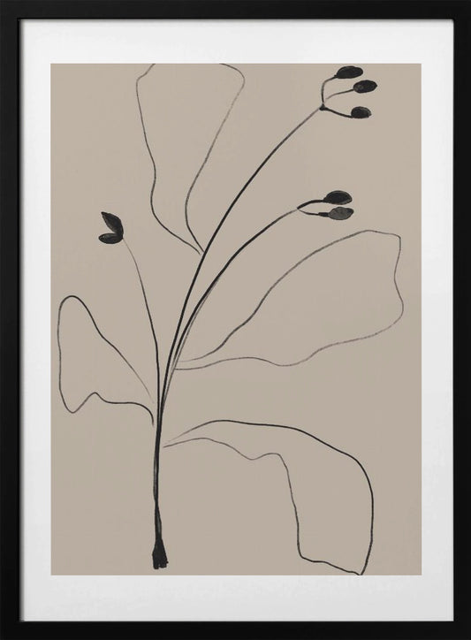 Simply Line Plant - Art Print by THE MIUUS STUDIO