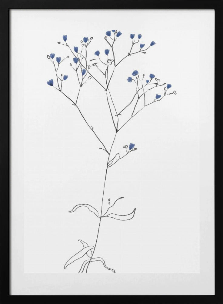 Simple Line Art Plant - Art Print by THE MIUUS STUDIO