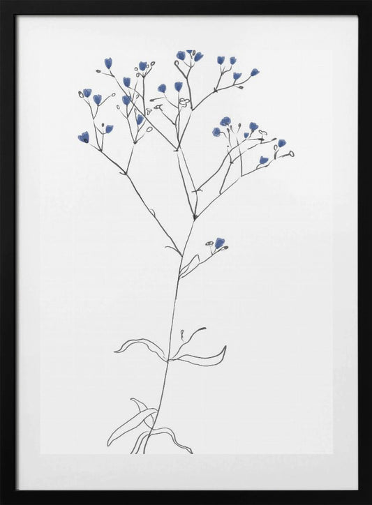 Simple Line Art Plant - Art Print by THE MIUUS STUDIO