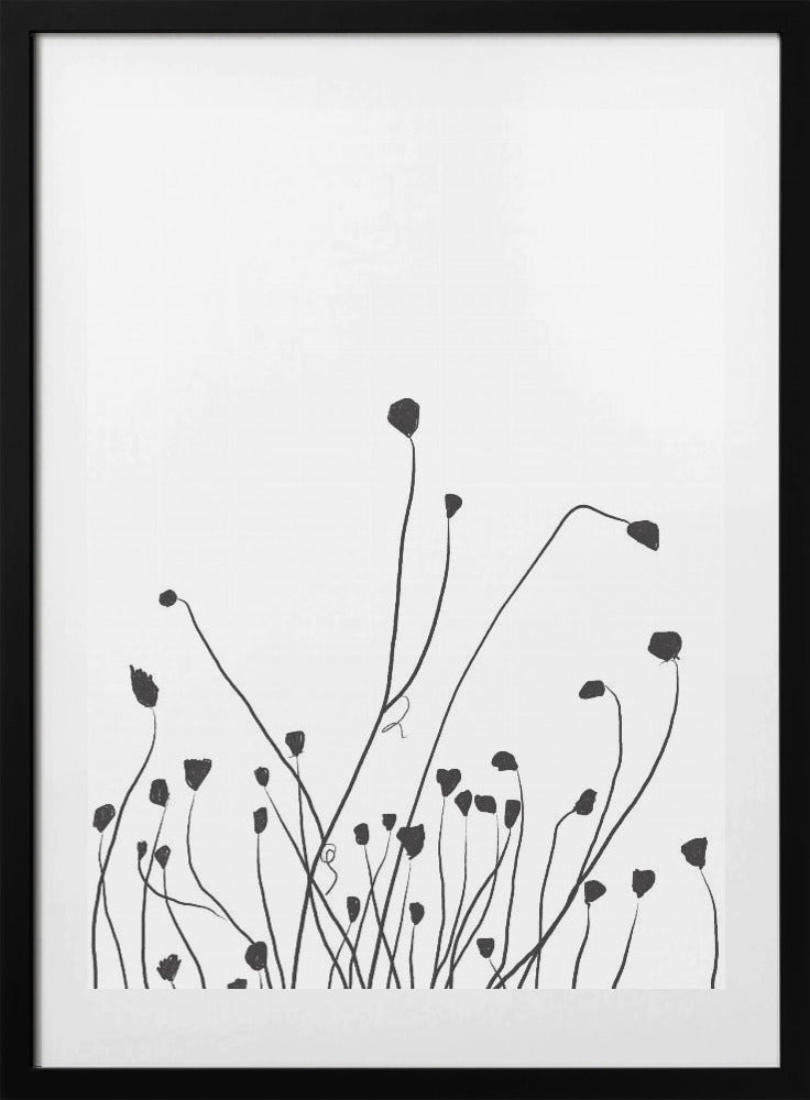 Simply modern flowers - Art Print by THE MIUUS STUDIO