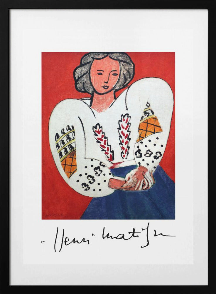 Henri Matisse, La Camicetta Romena, 1940 - Art Print by Henri Matisse