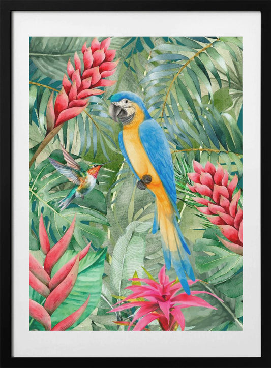 Tropical Harmony - Art Print by Elizabeth C